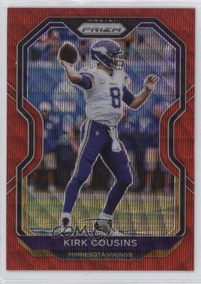 2020 Panini Prizm Red Wave Prizm 71/149 Kirk Cousins #215 17vi