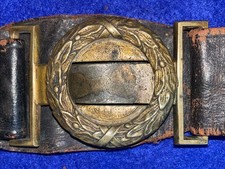 Museum Grade Civil War Confederate Belt Buckle Clockwise Acanthus Leaf Pattern