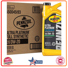 Pennzoil Ultra Platinum 0W-20 Full Synthetic Engine Oil, 5 Quart (3-Pack) 72.27 per gallon