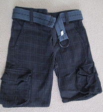 WRANGLER BOYS CASUAL DRESS CARGO SHORTS SIZE 5 REGULAR COLOR BLUE STRIPES NEW