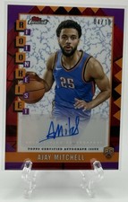 Ajay Mitchell 2024-25 Topps Finest Rookie Finest Red Refractor RC Auto /10!