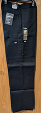 NWT Men's Dickies Twill Work Pants Loose Fit Straight Leg sz 34x34 Black -5614