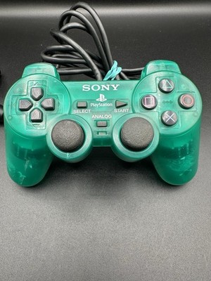 Sony PlayStation 2 DualShock 2 Controller in Emerald Green Colorway SCPH-10010