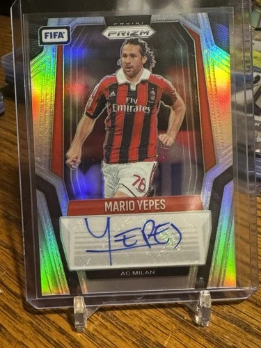 2025-26 Panini Prizm FIFA Mario Yepes Signatures Silver Prizm Auto #/199 Milan