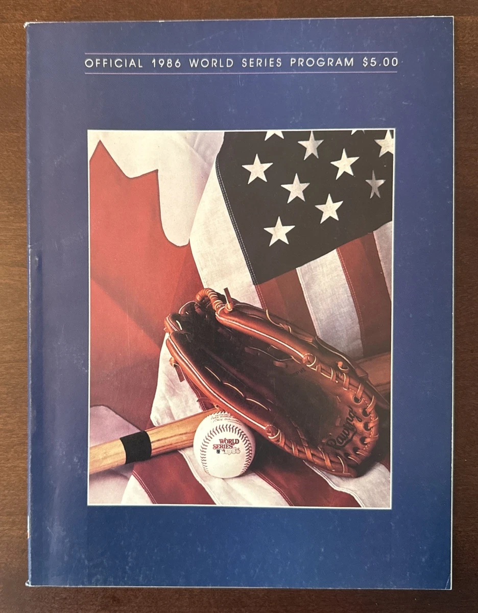 Boston Red Sox 1986 Vintage MLB Programs for sale | eBay