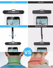 Custodia Impermeabile Universale Per Smartphone – Cover Subacquea Con Cinghia – Fino A IPhone 14 Pro Max E Samsung S22 Ultra