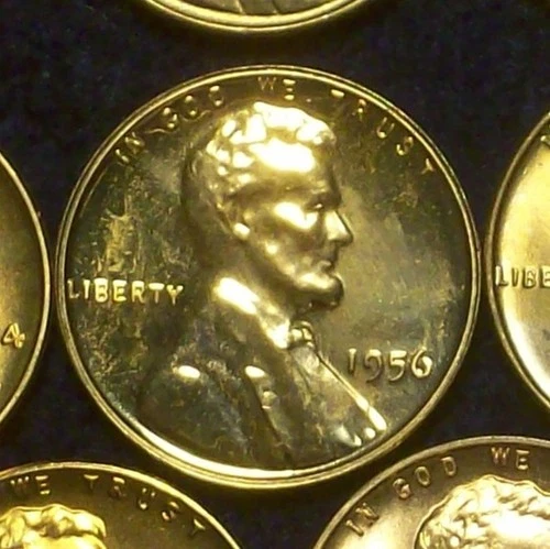 1956 PROOF LINCOLN WHEAT CENT - WITH HAZING - SEE PICS!