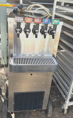 #ad Commercial 5 Flavor Soda Fountain Dispenser Beverage Tower Pump Original Keys $1999.00