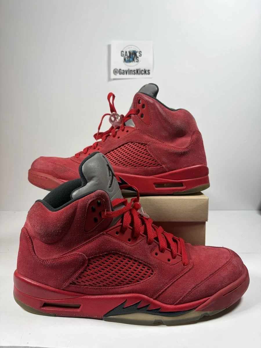 Jordan 5 Retro Red Suede for Sale | Authenticity Guaranteed | eBay
