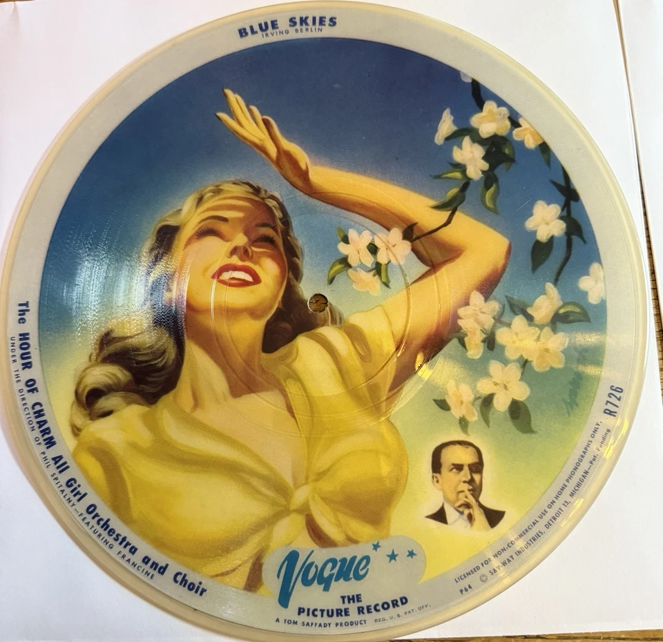 Vogue Picture Records R725, R726 Rhapsody in Blue 1 & 2. 78 rpm 2 X 10” disc set - Image 2 of 4