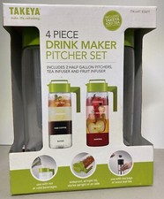 Takeya 4 Piece Drink Maker Pitcher Set 