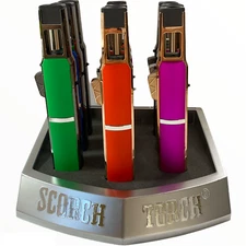 Scorch Torch Model 61598 Single Flame Refillable Windproof Torch Lighter