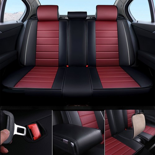 For Honda CR-V CRV 5 Seat Full Set Car Seat Covers Leather Front Rear Protectors - Picture 18 of 34