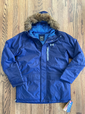 UNDER ARMOUR コールドギア　ネイビー ジャケット XL Under Armour Men's Cold Gear Reactor Voltage Blue Jacket Medium