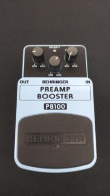 BEHRINGER PB100 PREAMP BOOSTER | Guitar Effects Pedal in Good Condition