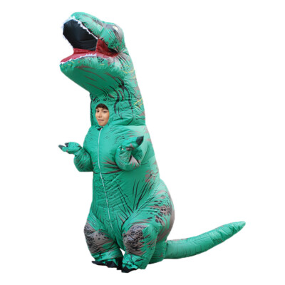 2.2M aufblasbare Dinosaurier Kostüm Erwachsene T-Rex aufblasen Anzug Fancy Kleid