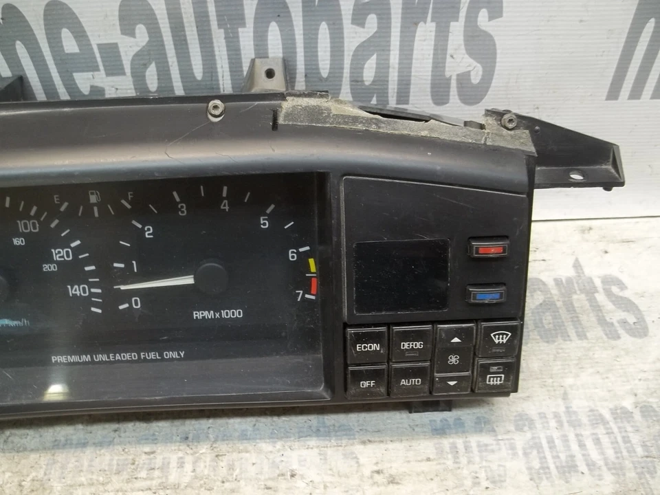 94 CADILLAC ELDORADO SEVILLA INSTRUMENTO VELOCÍMETRO SPEEDO CLUSTER 16200246 OTD Foto 3 de 4