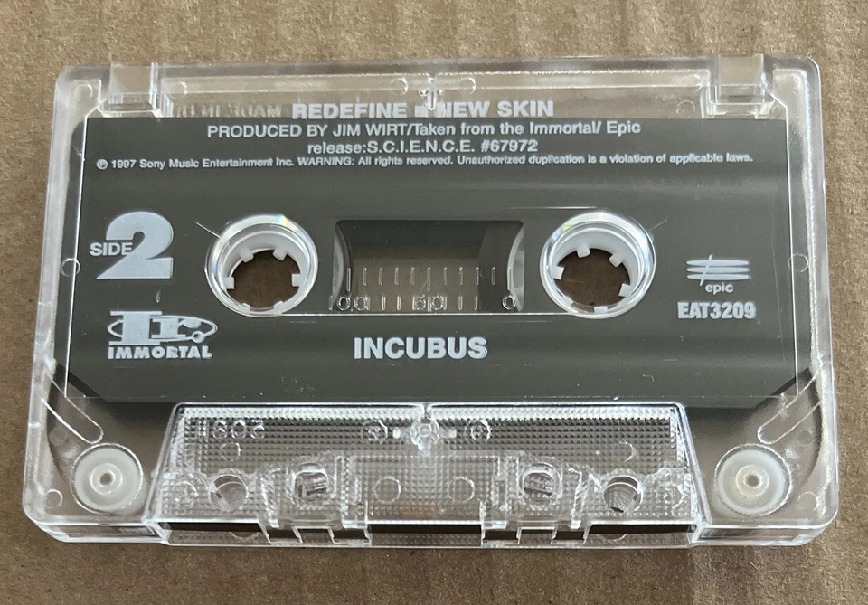 Incubus Redefine New Skin Selections from SCIENCE Cassette Tape 1997 Foto 4 de 4