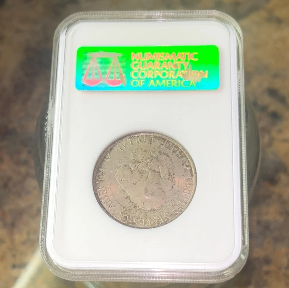 1936 US Mint Albany Commemorative Silver 50c NGC MS66 Gem BU Blazing White Coin! - Image 2 of 4