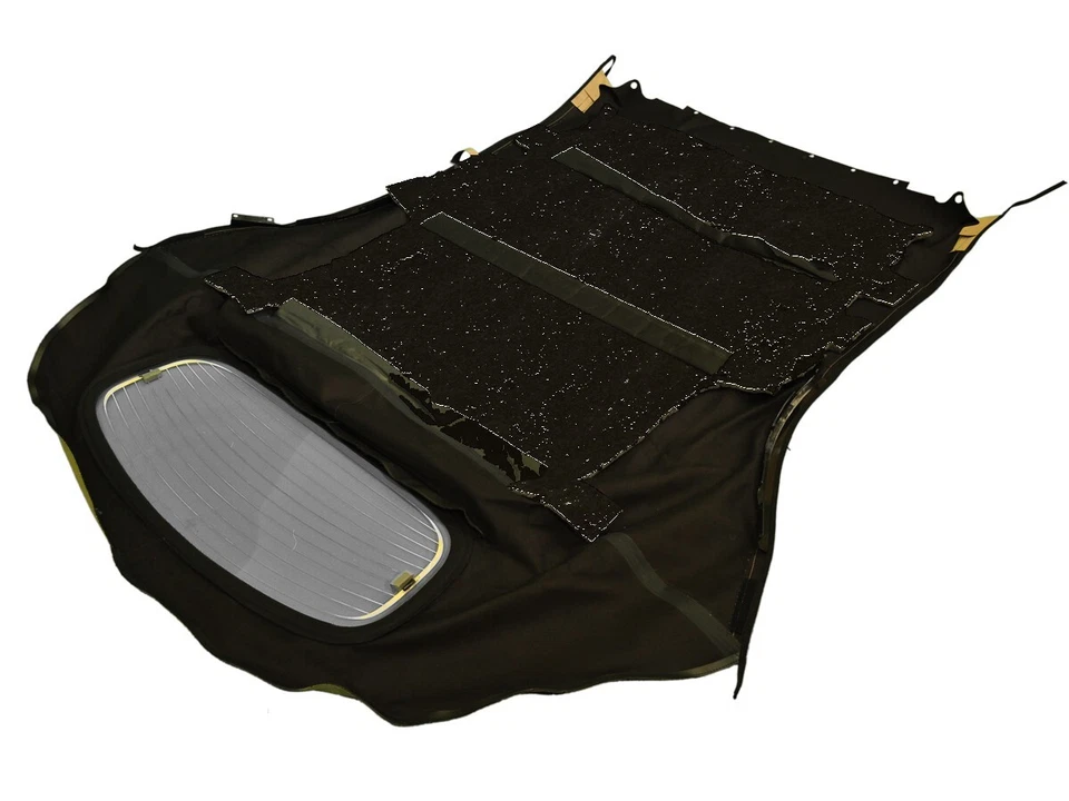 Fits: Toyota Solara 2004-2009 SOFT Top W/ Heated Glass window HAARTZ Black Vinyl - Image 3 of 3