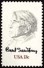 US Stamp Scott # 1731 - 13 Cents Carl Sandburg 1978 Commemorative Issue Mint NH