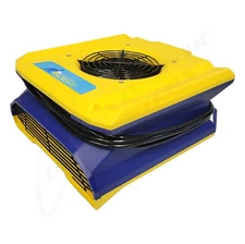 Phoenix AirMAX Radial Air Mover Compact Portable Floor Fan Yellow & Blue 925 CFM