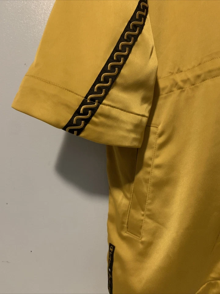 Champion X Muhammad Ali Dorado Satinado Bata de Boxeo Chaqueta Talla Pequeña Capucha Bolsillos NUEVO Foto 4 de 4