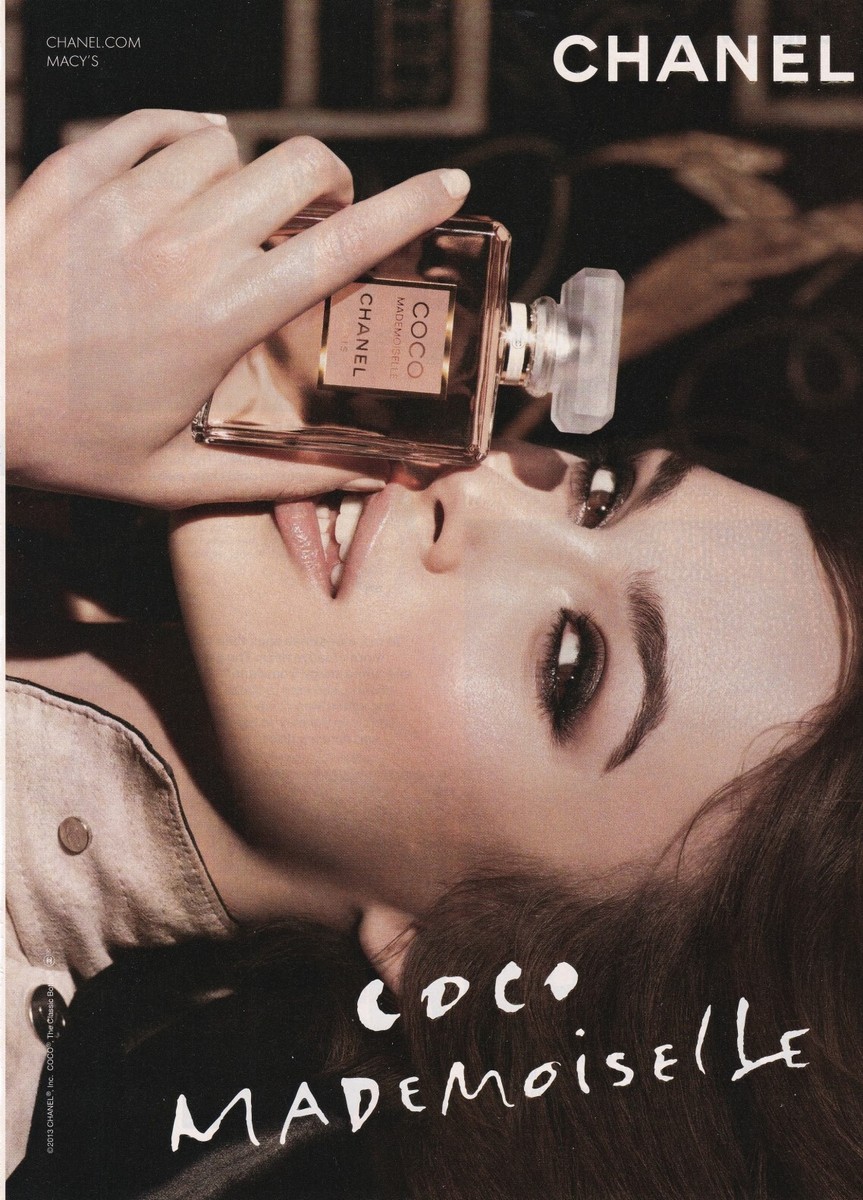 CHANEL COCO MADEMOISELLE アートポスター 2013 PRINT AD Chanel Coco Mademoiselle Perfume Keira Knightley