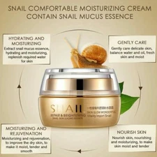 Best Korean Nature Snail Cream Face Skin Care Serum Anti Wrinkles Acne Day Night