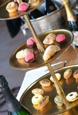 Set 11 Pezzi Alzate Per Torte Oro Vintage - Supporti Metallici Per Dessert Matrimonio Compleanno