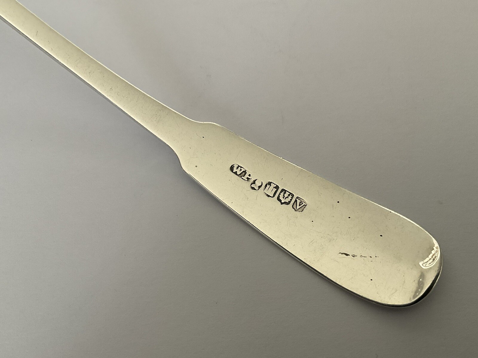 Lovely Scottish Georgian Solid Silver Sugar Ladle by William Peat Edinburgh 1827