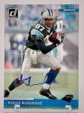 Muhsin Muhammad 2024 Panini Clearly Donruss No.10 #029/199 Autographed Card
