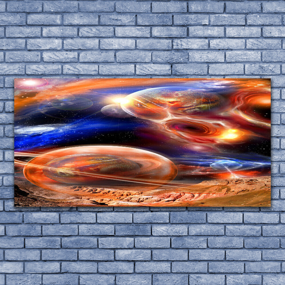 Image sur verre Univers Abstrait 140x70 cm pour sublimer votre chambre