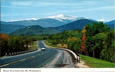 Postcard White Mountains New Hampshire NH Route 16 At Intervale Mt. Washington