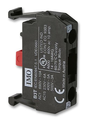 Kontaktblock, 1NC, Kontaktstrom Max 6A, Kontakt V Für IMO Präzisionssteuerungen