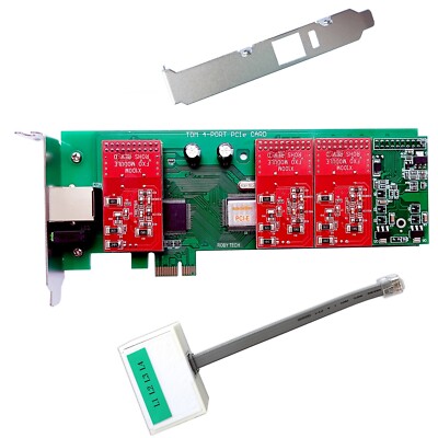 AEX410 Asterisk card,FXO FXS PCIE Board Freepbx Issabel Free PBX Switch Tdm410e