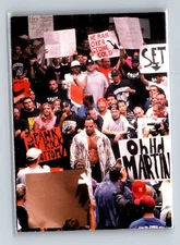 2000 Comic Images WWF Rock Solid #68 Checklist B/Rock in crowd