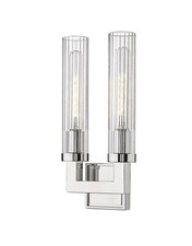 Z-Lite Beau 3.75 in. 2-Light Polished Nickel ...