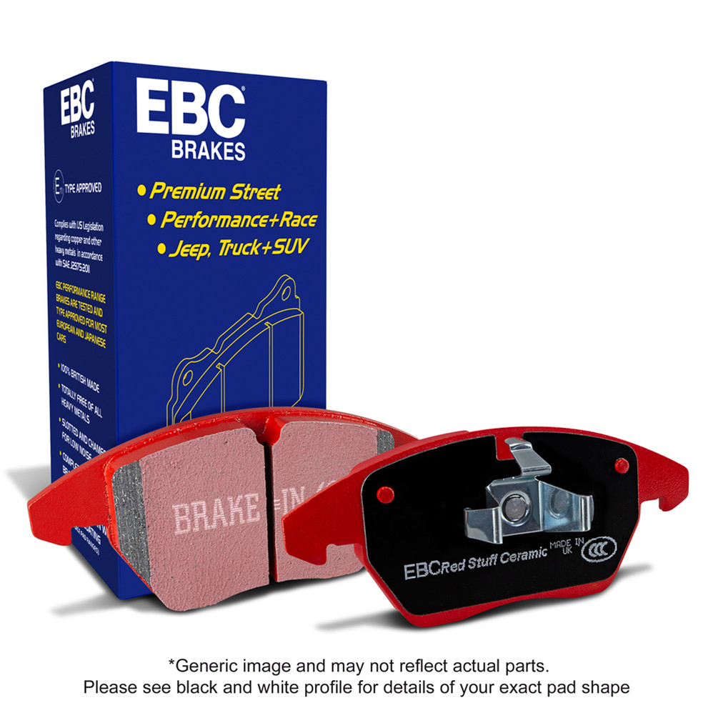 EBC Redstuff Ceramic Low Dust Brake Pads For 1999-03 Aston Martin DB87 #DP31110C