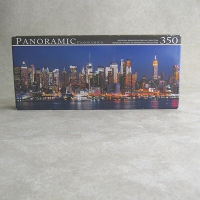 Panoramic Midtown Manhattan Skyline New York City Jigsaw Puzzle 350 ...