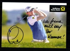 Karta z autografem Bernd Wiesberger oryginalna podpisana Golf+A 191958