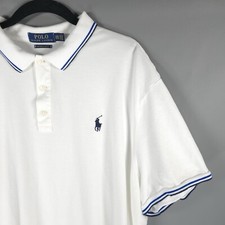 POLO RALPH LAUREN CUSTOM SLIM FIT POLO/67 RUBBER PONY Logo Mesh Polo Shirt XXL