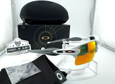 OAKLEY FLAK 2.0 XL POLISHED WHITE W/ RUBY RED POLARIZED GALAXY SUNGLASSES OO9188