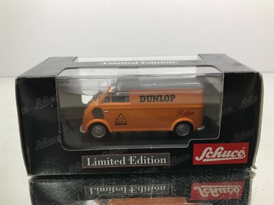 SCHUCO 02394 DKW F89L SCHNELLASTER VAN KASTEN DUNLOP -ORANGE 1:43- GOOD IN BOX
