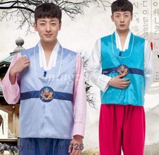 Men Hanbok Dress Korean Traditional Classic Clothing Korean National Stage Dress
