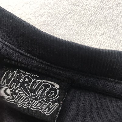 Vintage 2002 Naruto anime T Shirt sasuke vs naruto Size L 23 x 28 Shonen Jump