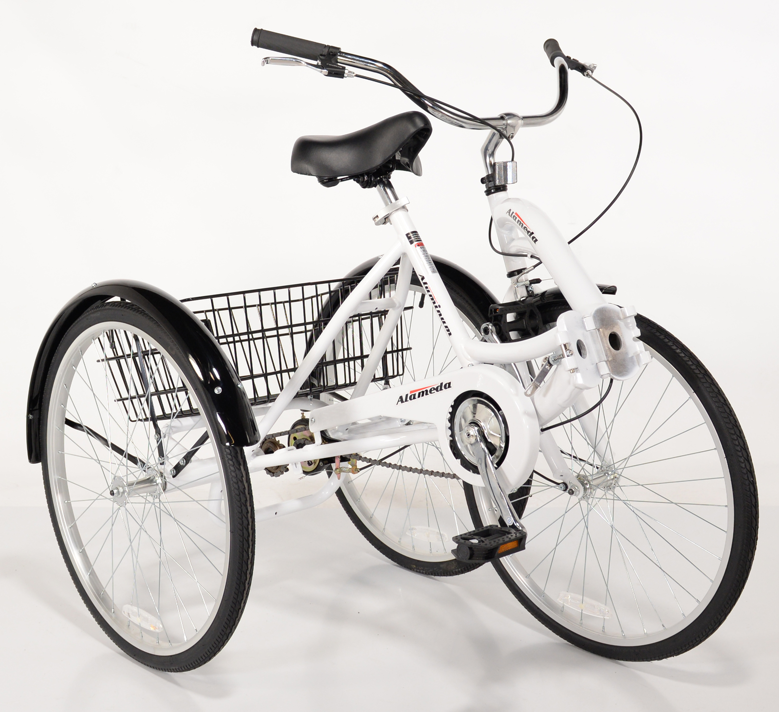 Folding Adult Trike Alameda Three Wheel Bicycle Kent Three Wheel