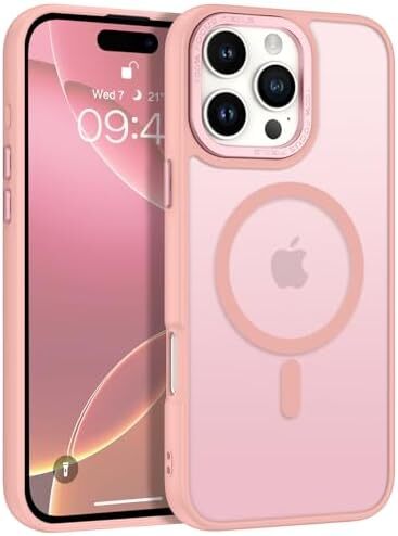 Magnetic Case for iPhone 16 Pro 6.3 with MagSafe & Clear Design