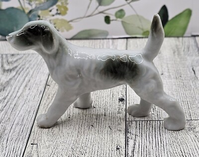 Vintage Pointer Dog Figurine Japan