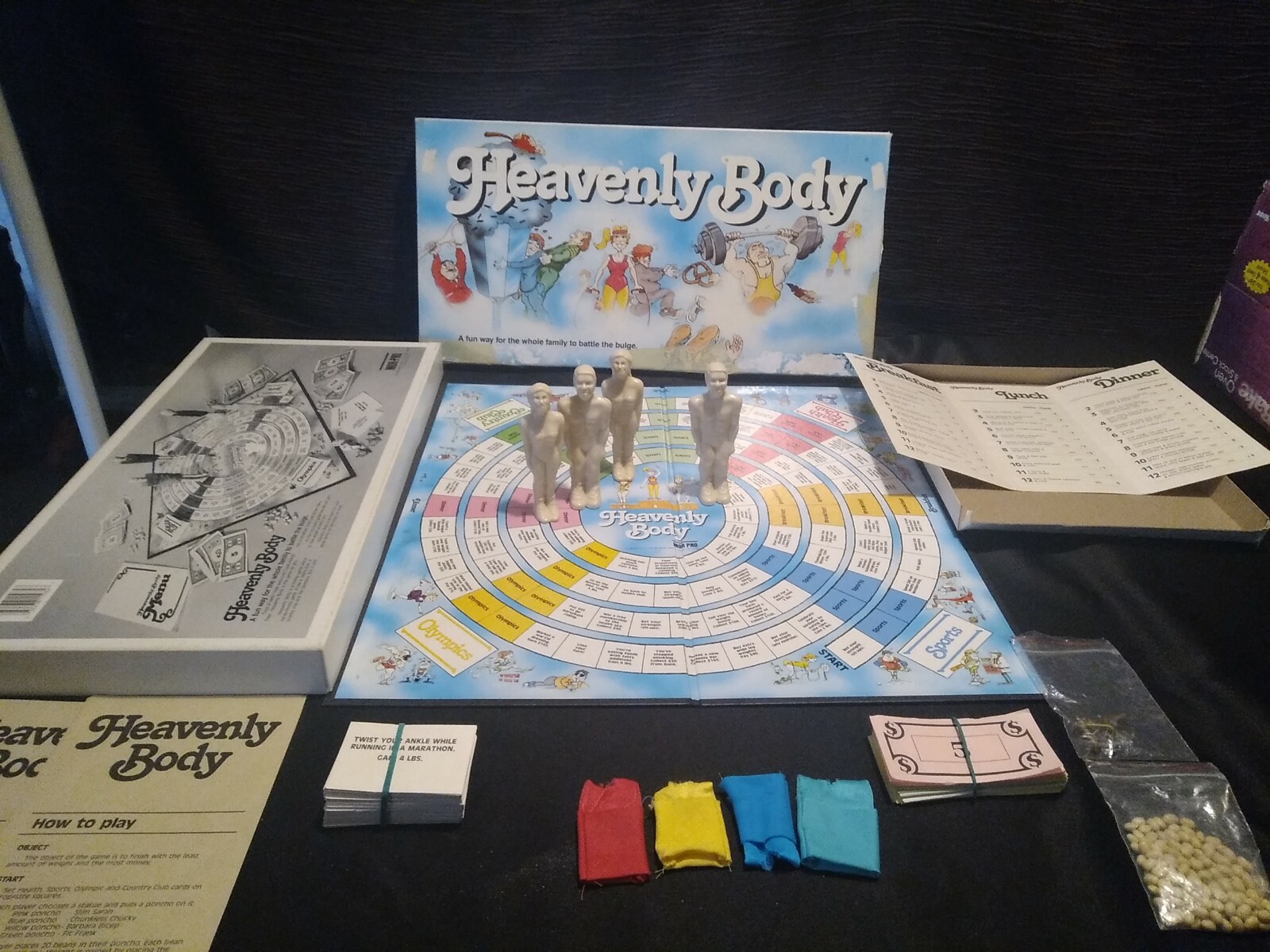 RARE, 1988 Vintage Heavenly Body Board Game 100% complete | eBay